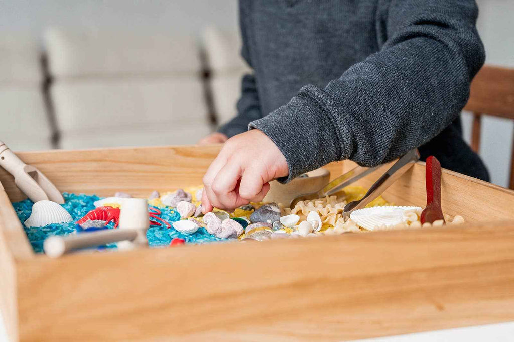 monkey bandit kids - Sensory Play Kit in A Bag – Ready To Dump & Play - Ocean - Made in Canada - Ages 3+
