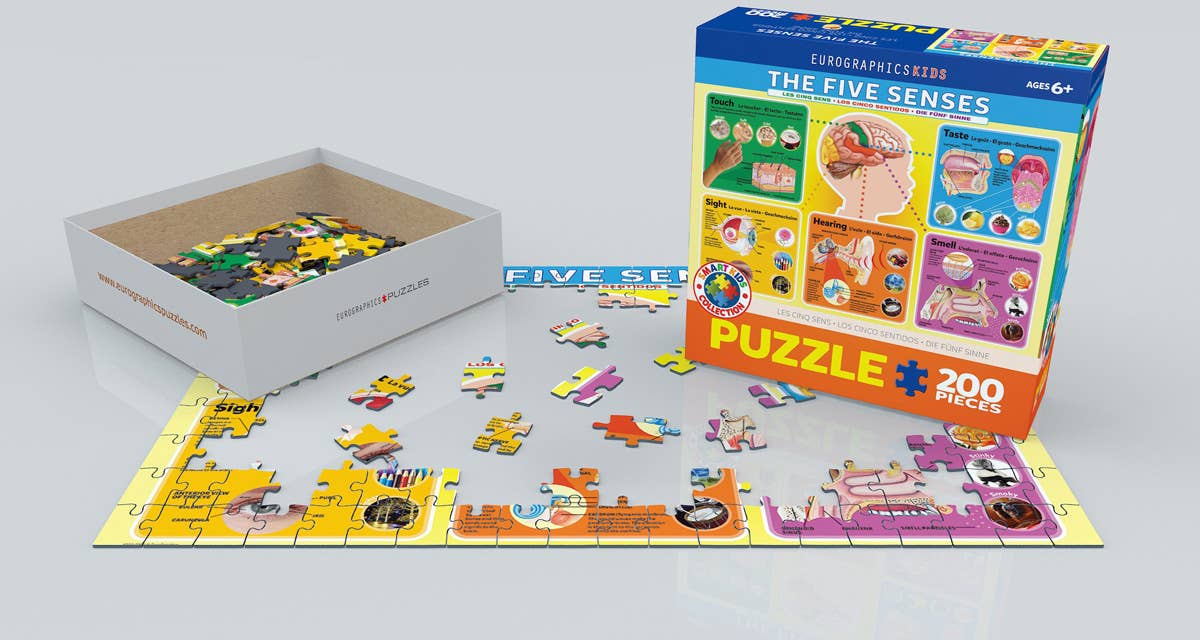 Eurographics The Five Senses 200-Piece Puzzle - Ages 6+