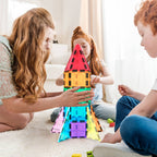 PicassoTiles - PicassoTiles 32pc Rocket Magnetic Tile Building Set - Ages 3+