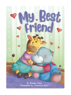 Little Hippo Books - My Best Friend - Children's Padded Board Book - Ages 0–5