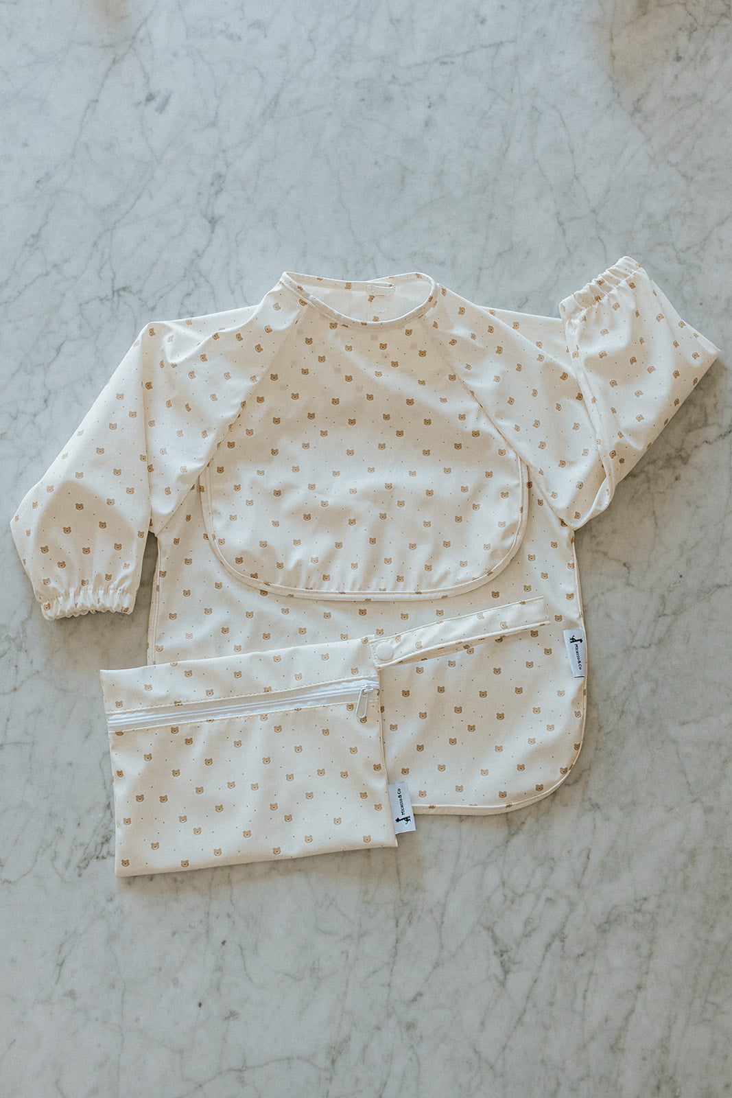 Waterproof Long-Sleeve Baby Bib  6-24 months