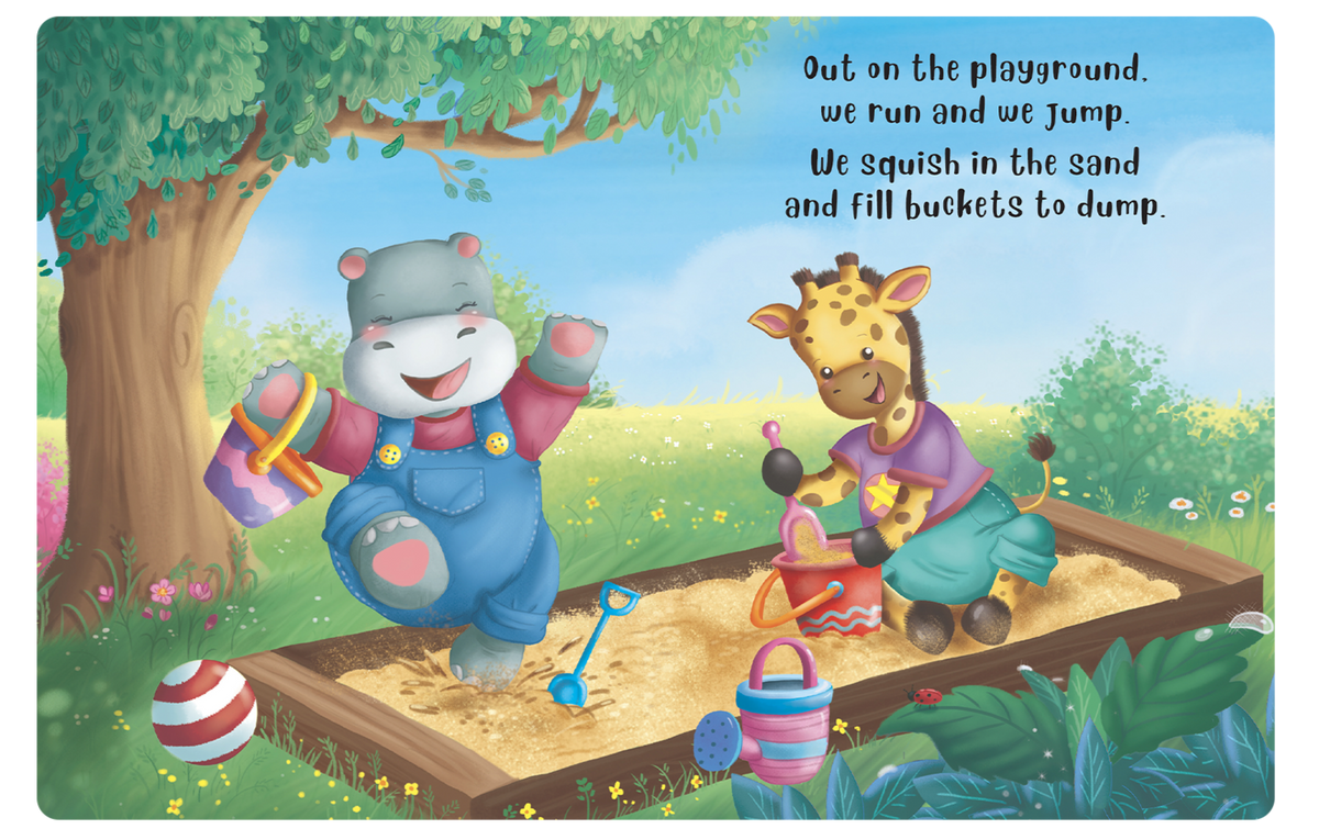Little Hippo Books - My Best Friend - Children's Padded Board Book - Ages 0–5