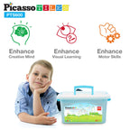 PicassoTiles - PicassoTiles 600pc Straw Building Set - Ages 3+