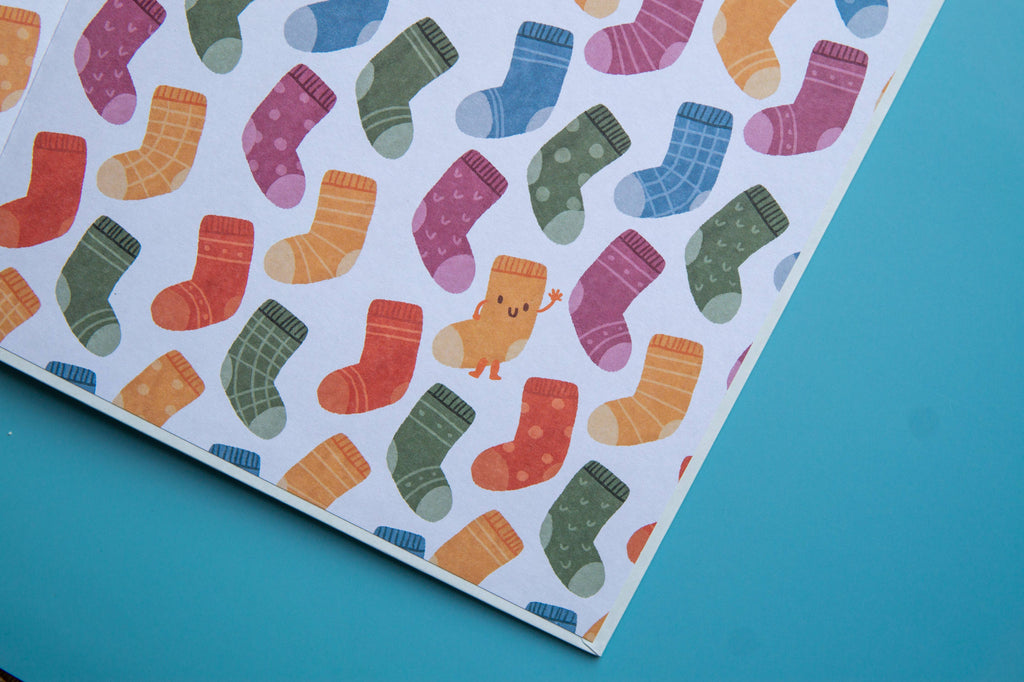 Brown Paper Fox - The Lost Sock - Hardcover Picture Book - Canadian Publisher - Ages 3–8