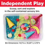 Faber-Castell / Creativity for Kids - Sensory Bin Ice Cream Shop Activity Bin - Ages 3+