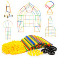 PicassoTiles - PicassoTiles 600pc Straw Building Set - Ages 3+