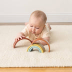 Itzy Ritzy - Ritzy Rainbow™ Stacking Toy - Ages 6+ Months