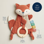 Itzy Ritzy - Fox Bitzy Crinkle™ Sensory Toy with Teether - Ages 0+