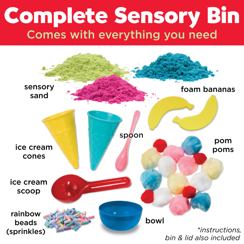 Faber-Castell / Creativity for Kids - Sensory Bin Ice Cream Shop Activity Bin - Ages 3+