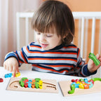 Fun Little Toys - 4-Pack Wooden Puzzles for Toddlers - Ages 2–4