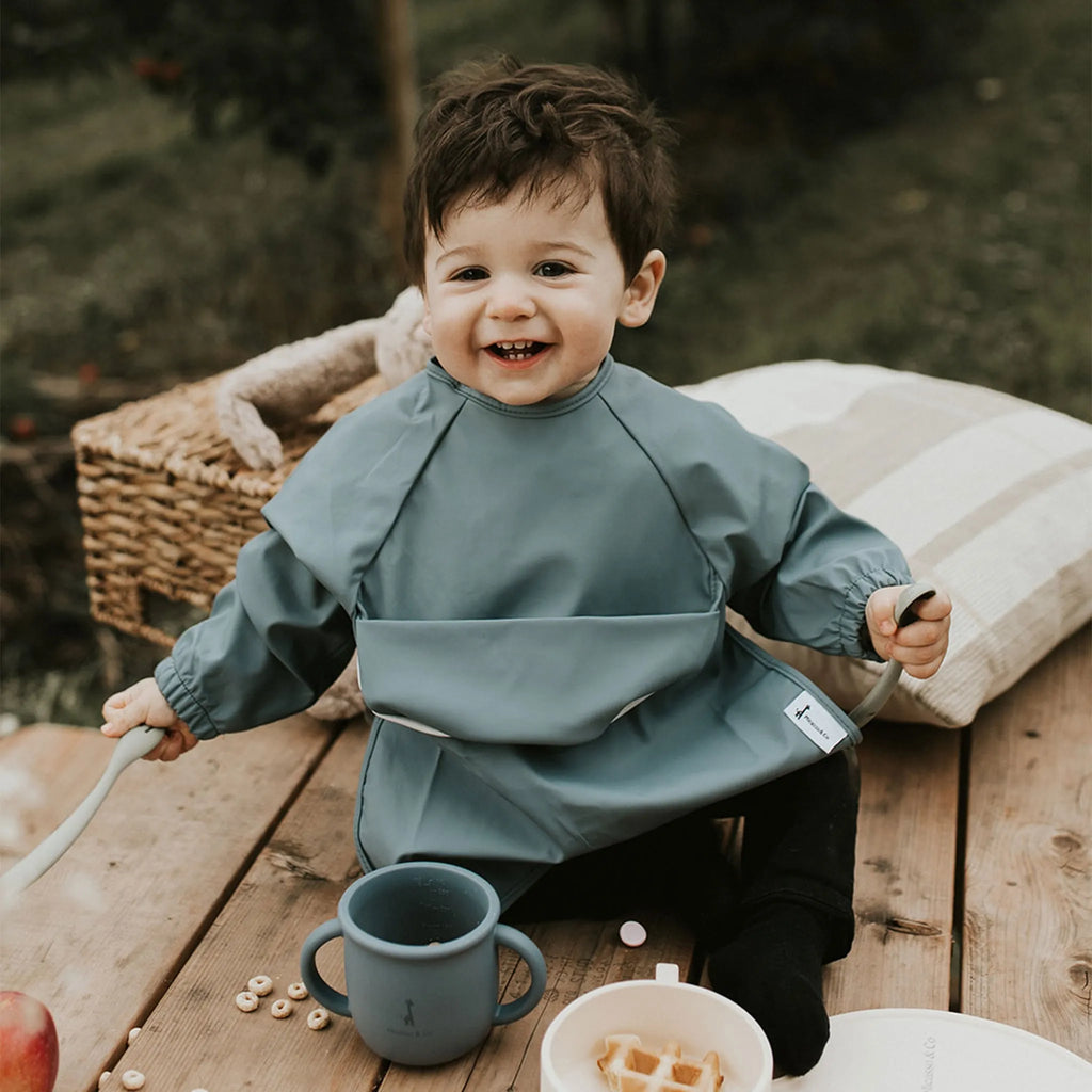 Waterproof Long-Sleeve Baby Bib  6-24 months