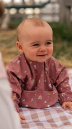 Waterproof Long-Sleeve Baby Bib  6-24 months
