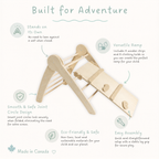 CRANBERRY CLIMBER - Montessori Wooden Triangle