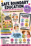 Safe Boundary Education:20 scenario cards every child should know