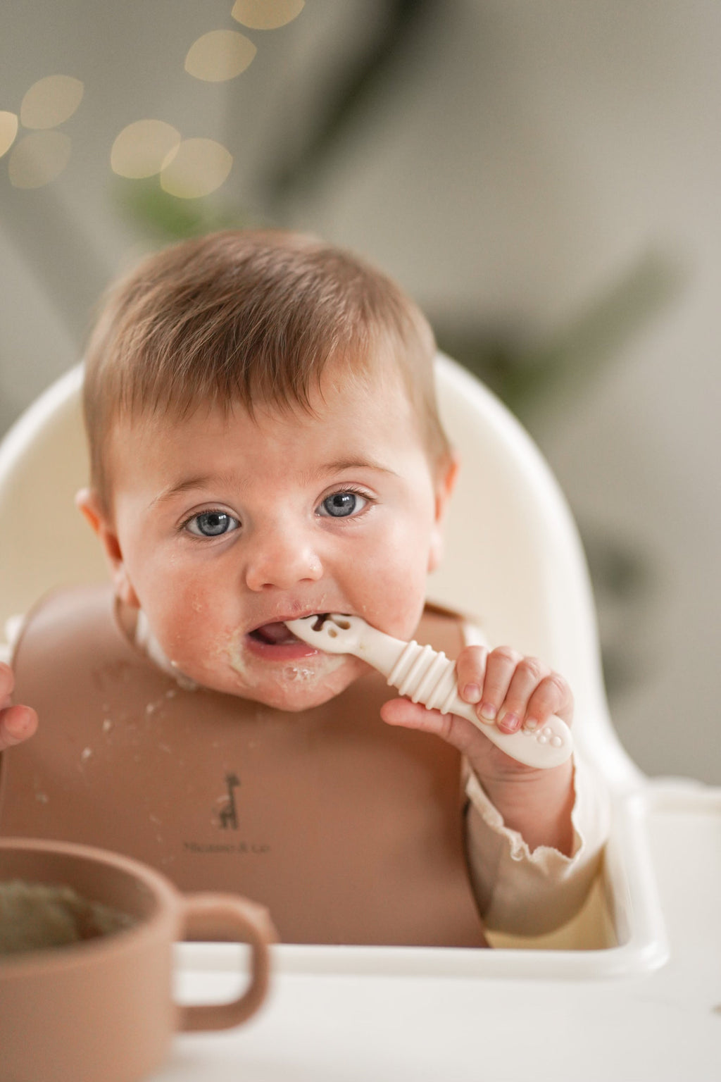 Cuillères DME pour bébé en silicone | Lot de 2