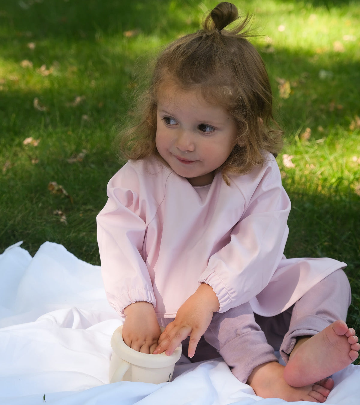 Waterproof Long-Sleeve Baby Bib  6-24 months