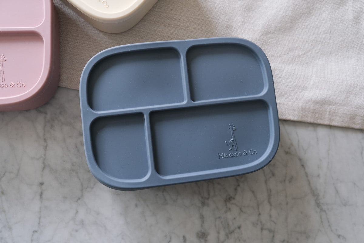 bento silicone lunch box | 4 compartments