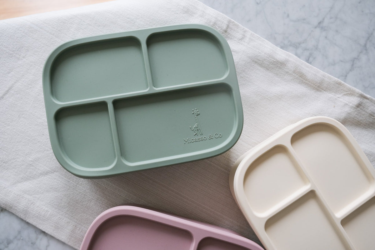 bento silicone lunch box | 4 compartments
