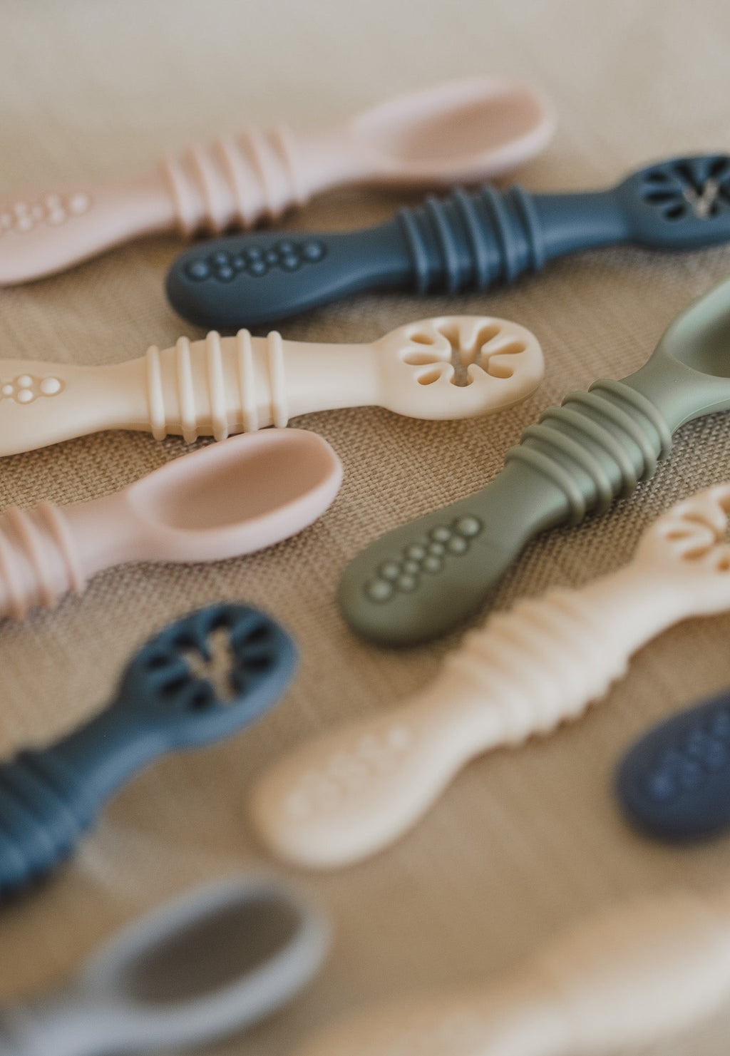 Cuillères DME pour bébé en silicone | Lot de 2