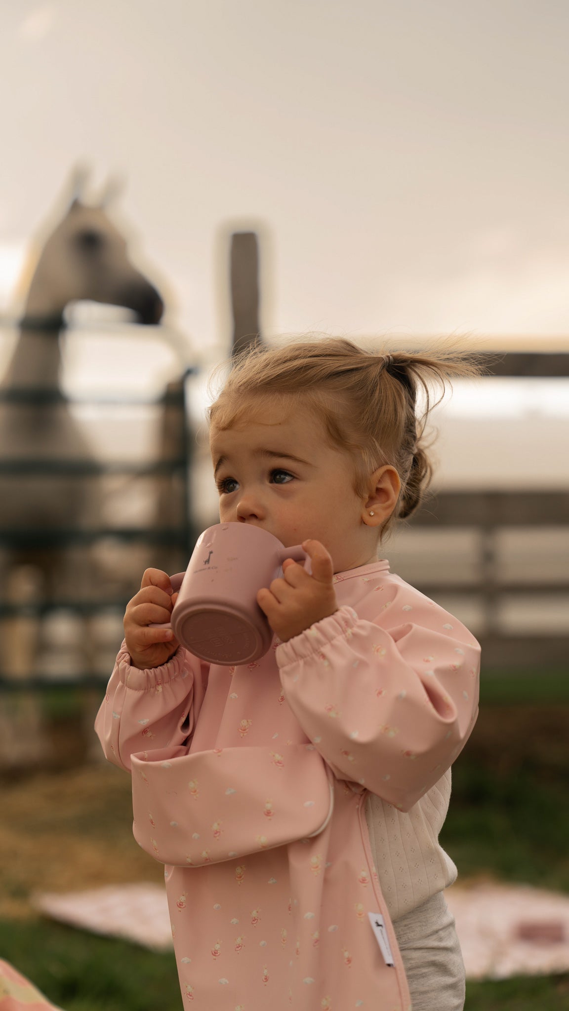 Waterproof Long-Sleeve Baby Bib  6-24 months