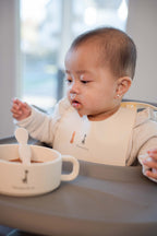 Cuillères DME pour bébé en silicone | Lot de 2