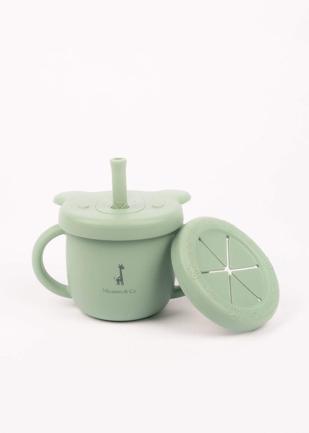 2-in-1 Silicone Cup for Kids | Snack & Drink Cup