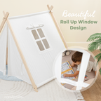 Comfy Cubs - Kids Play Tent - Natural Wood - Ages 1+