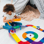 PicassoTiles 30pc Magnetic Race Track Building Set - Ages 3+