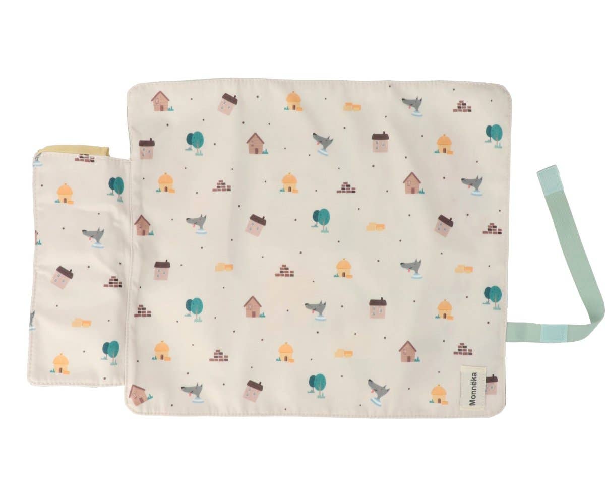 Tutete - Educational Tablecloth: The 3 Little Pigs Children's Game - Ages 1+