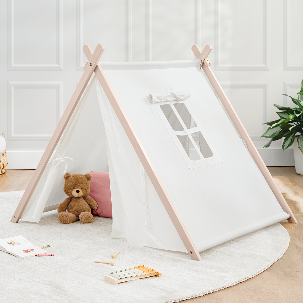 Comfy Cubs - Kids Play Tent - Natural Wood - Ages 1+