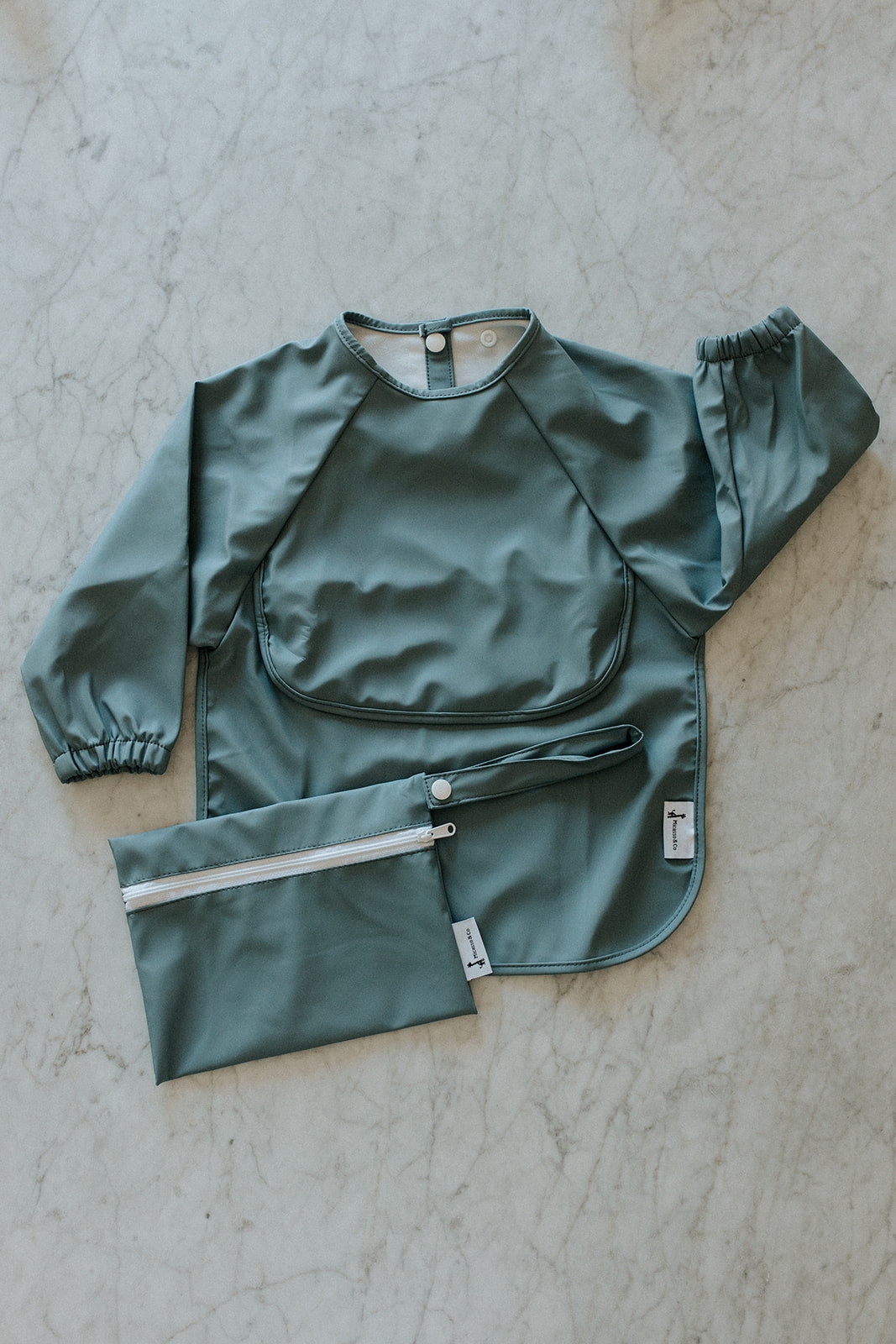 Waterproof Long-Sleeve Baby Bib  6-24 months