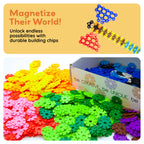 PicassoTiles - PicassoTiles 600pc Building Interlocking Chips - Ages 3+