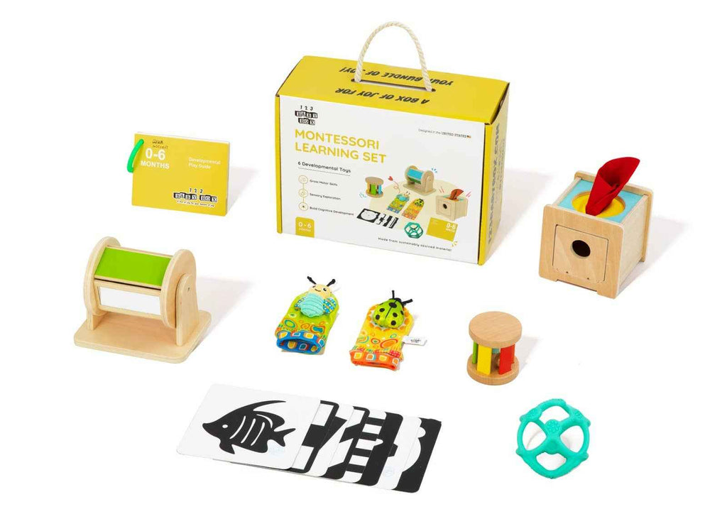123 Baby Box Montessori Educational Box - Ages 0–6 Months