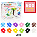PicassoTiles - PicassoTiles 600pc Building Interlocking Chips - Ages 3+