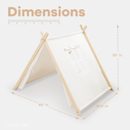 Comfy Cubs - Kids Play Tent - Natural Wood - Ages 1+