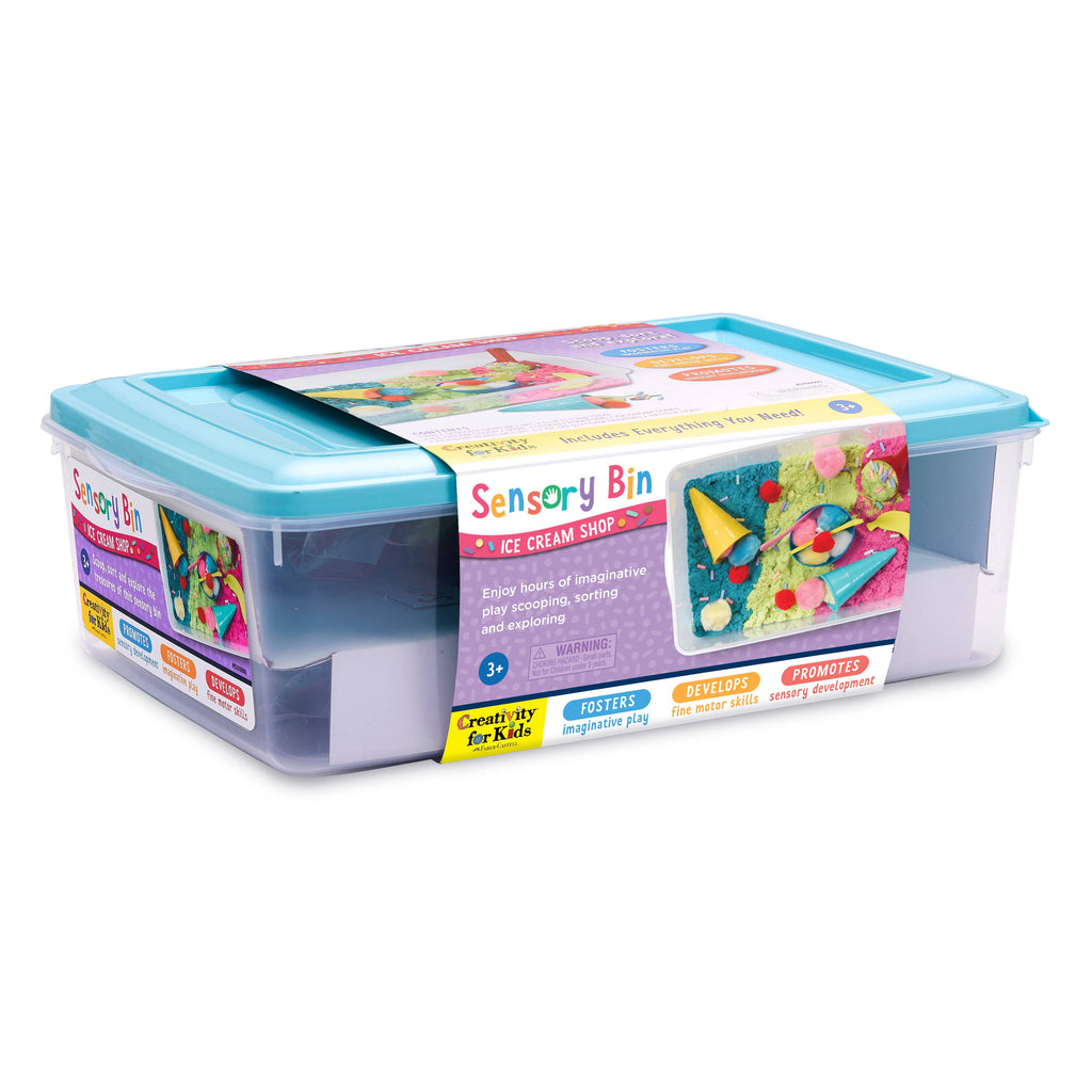 Faber-Castell / Creativity for Kids - Sensory Bin Ice Cream Shop Activity Bin - Ages 3+