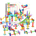 PicassoTiles - PicassoTiles Magnetic Marble Run Set: 70-Piece Set - Ages 3+