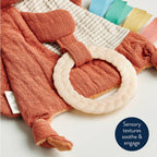 Itzy Ritzy - Fox Bitzy Crinkle™ Sensory Toy with Teether - Ages 0+
