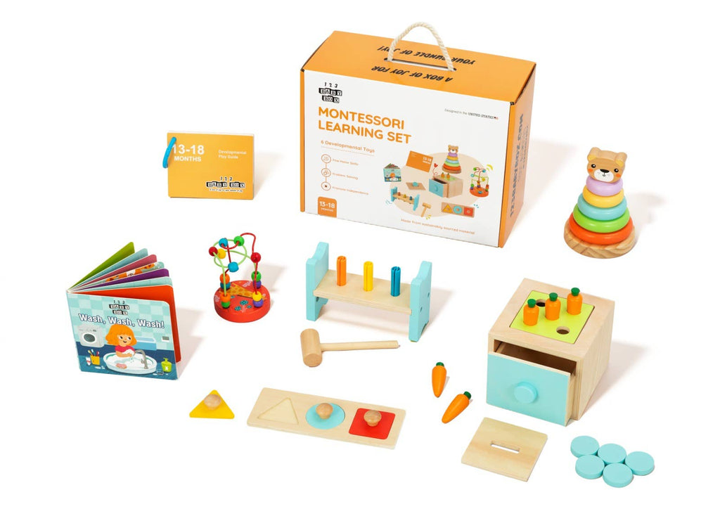 123 Baby Box Montessori Educational Box - Ages 13–18 Months