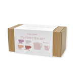 bug + bean kids - Silicone Tea Set - 12-Piece Set - Kids Pretend Playset - Ages 2+