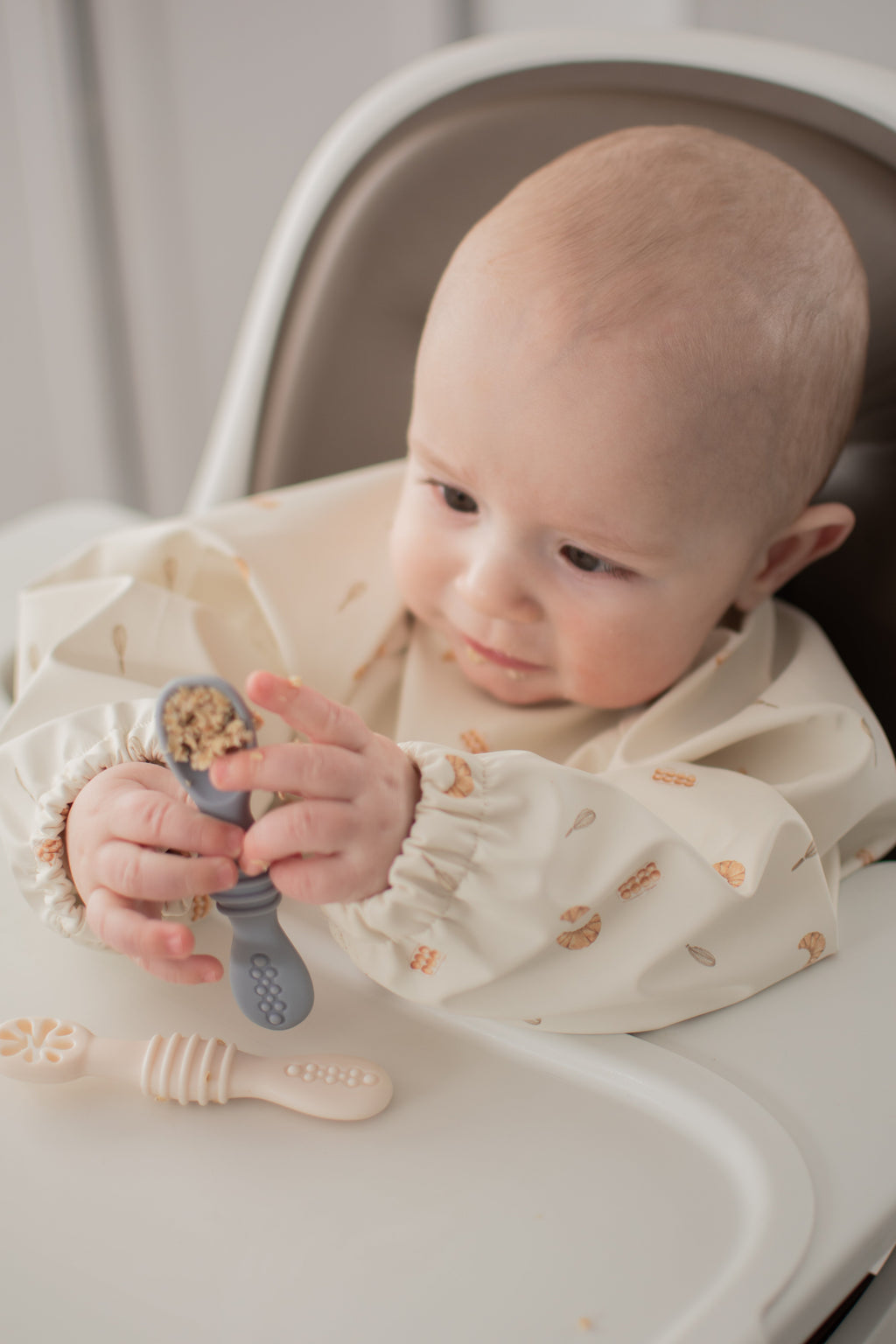 Cuillères DME pour bébé en silicone | Lot de 2